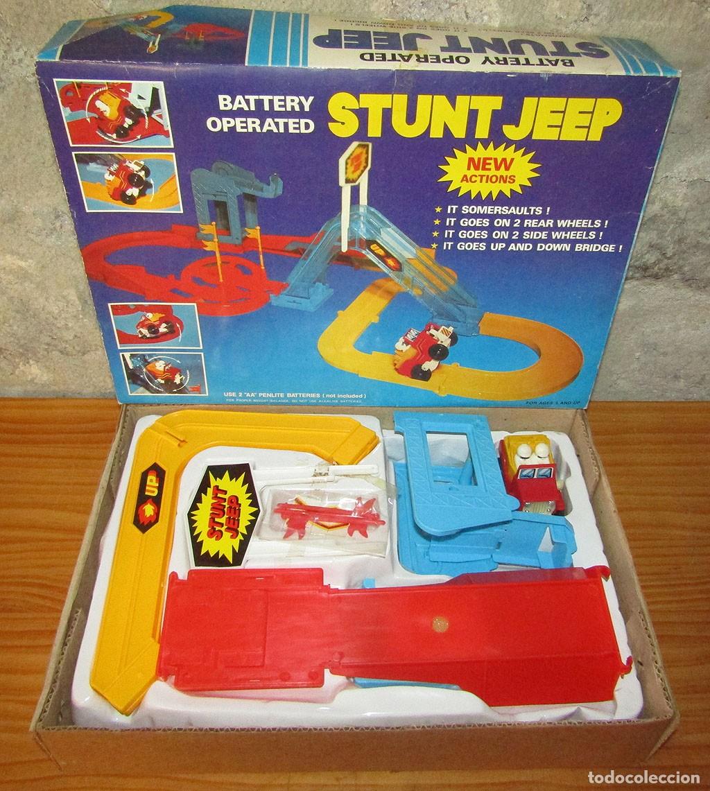 Juguetes antiguos y juegos de colecci&oacute;n: ANTIGUO CIRCUITO STUNT JEEP - NUEVO, EN SU CAJA Y FUNCIONANDO - HONG KONG - A&Ntilde;OS 80