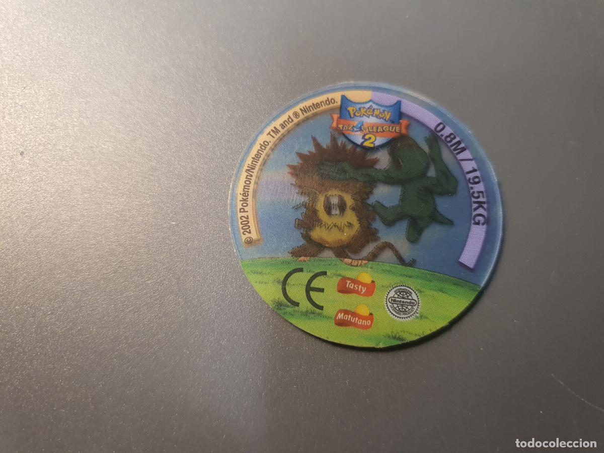 Juguetes antiguos y juegos de colecci&oacute;n: TAZO POKEMON -- A&Ntilde;O 2002 -- POKEMON TAZOS LEAGUE 2 -- MATUTANO - ESPA&Ntilde;A -- N&ordm; 66 20