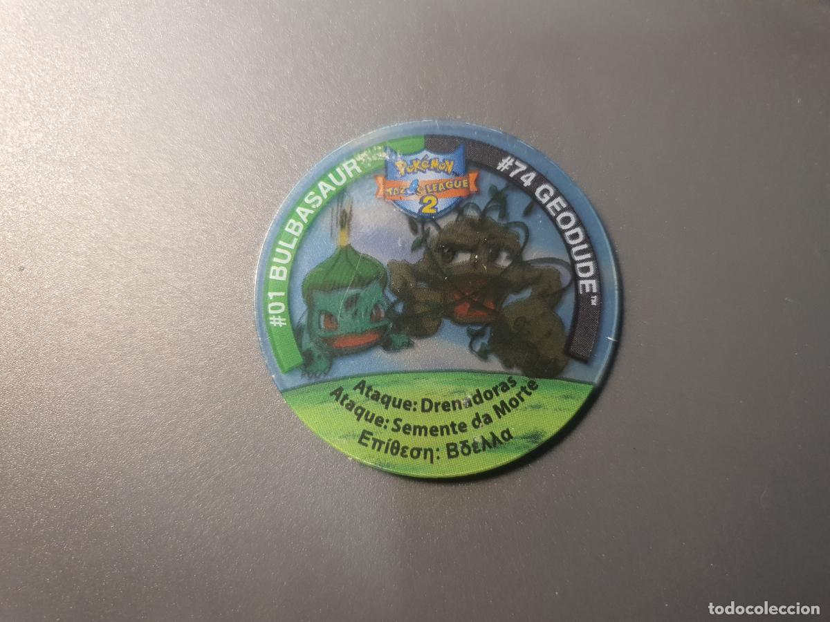 Juguetes antiguos y juegos de colecci&oacute;n: TAZO POKEMON -- A&Ntilde;O 2002 -- POKEMON TAZOS LEAGUE 2 -- MATUTANO - ESPA&Ntilde;A -- N&ordm; 1 74