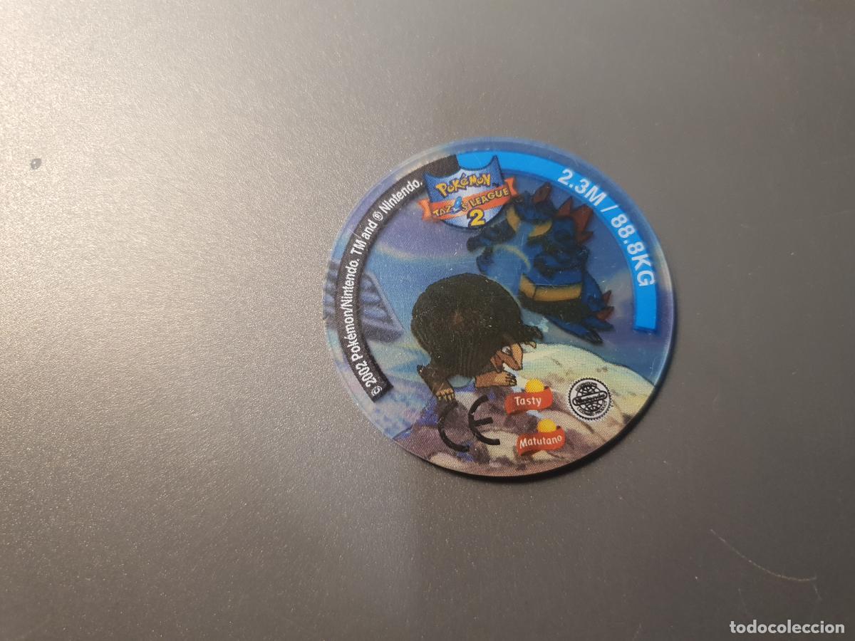 Juguetes antiguos y juegos de colecci&oacute;n: TAZO POKEMON -- A&Ntilde;O 2002 -- POKEMON TAZOS LEAGUE 2 -- MATUTANO - ESPA&Ntilde;A -- N&ordm; 160 76