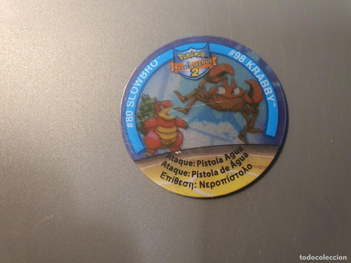 Juguetes antiguos y juegos de colecci&oacute;n: TAZO POKEMON -- A&Ntilde;O 2002 -- POKEMON TAZOS LEAGUE 2 -- MATUTANO - ESPA&Ntilde;A -- N&ordm; 80 98
