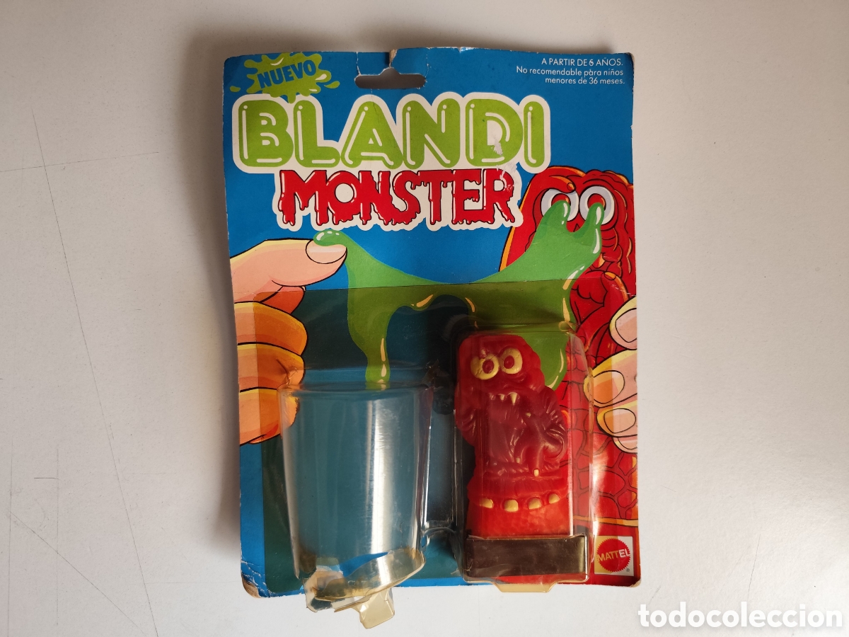 Juguetes antiguos y juegos de colecci&oacute;n: Blister Blandi Monster Mattel. Falta el Cubo de Blandi Blub