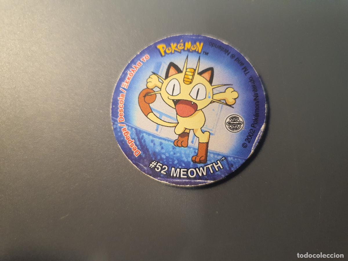 Juguetes antiguos y juegos de colecci&oacute;n: TAZO POKEMON -- A&Ntilde;O 2002 -- POKEMON TAZOS LEAGUE 2 -- MATUTANO - ESPA&Ntilde;A -- N&ordm; 52 CON PEGATINA