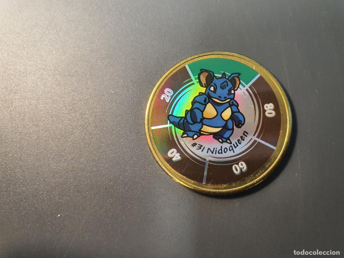 Juguetes antiguos y juegos de colecci&oacute;n: MONEDA METAL TAZO POKEMON -- HASBRO A&Ntilde;O 2000 -- BATTLING COIN GAME - N&ordm; 31