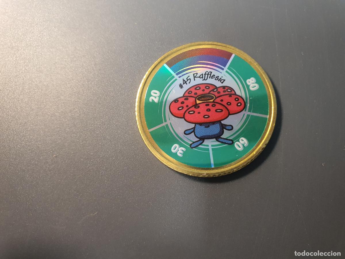 Juguetes antiguos y juegos de colecci&oacute;n: MONEDA METAL TAZO POKEMON -- HASBRO A&Ntilde;O 2000 -- BATTLING COIN GAME - N&ordm; 45
