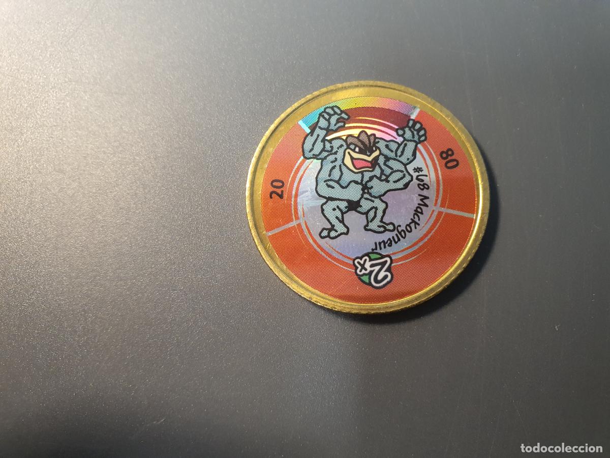 Juguetes antiguos y juegos de colecci&oacute;n: MONEDA METAL TAZO POKEMON -- HASBRO A&Ntilde;O 2000 -- BATTLING COIN GAME - N&ordm; 68