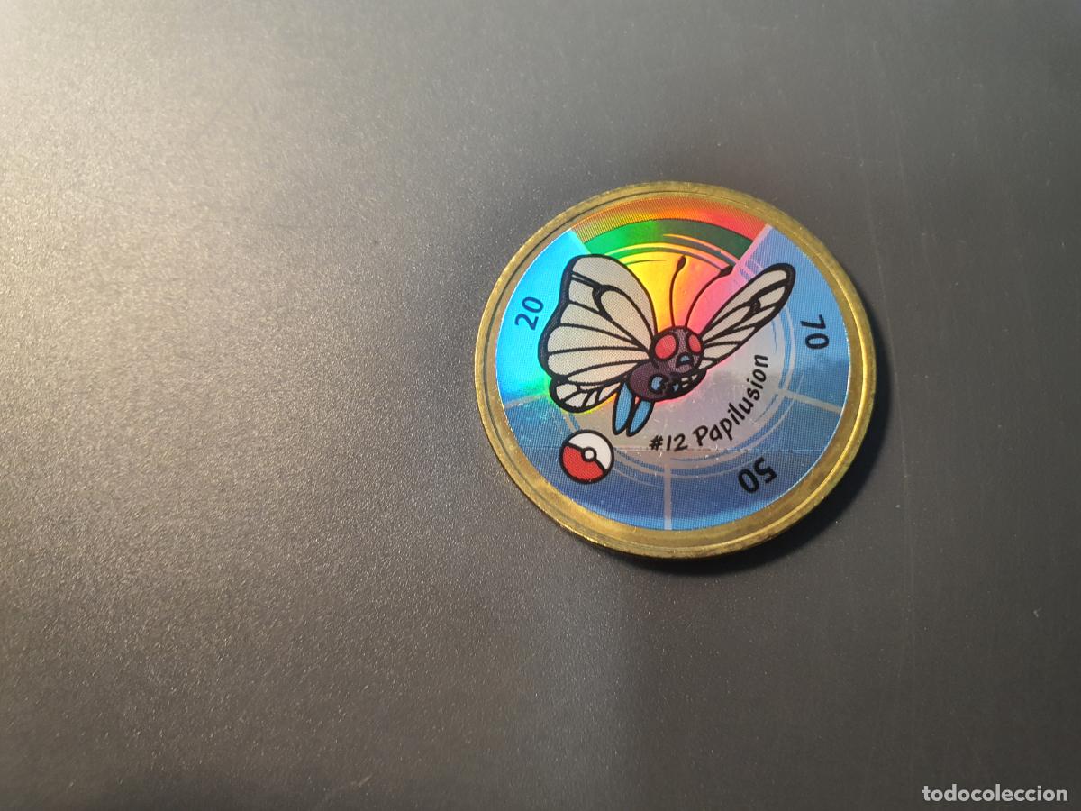 Juguetes antiguos y juegos de colecci&oacute;n: MONEDA METAL TAZO POKEMON -- HASBRO A&Ntilde;O 2000 -- BATTLING COIN GAME - N&ordm; 12