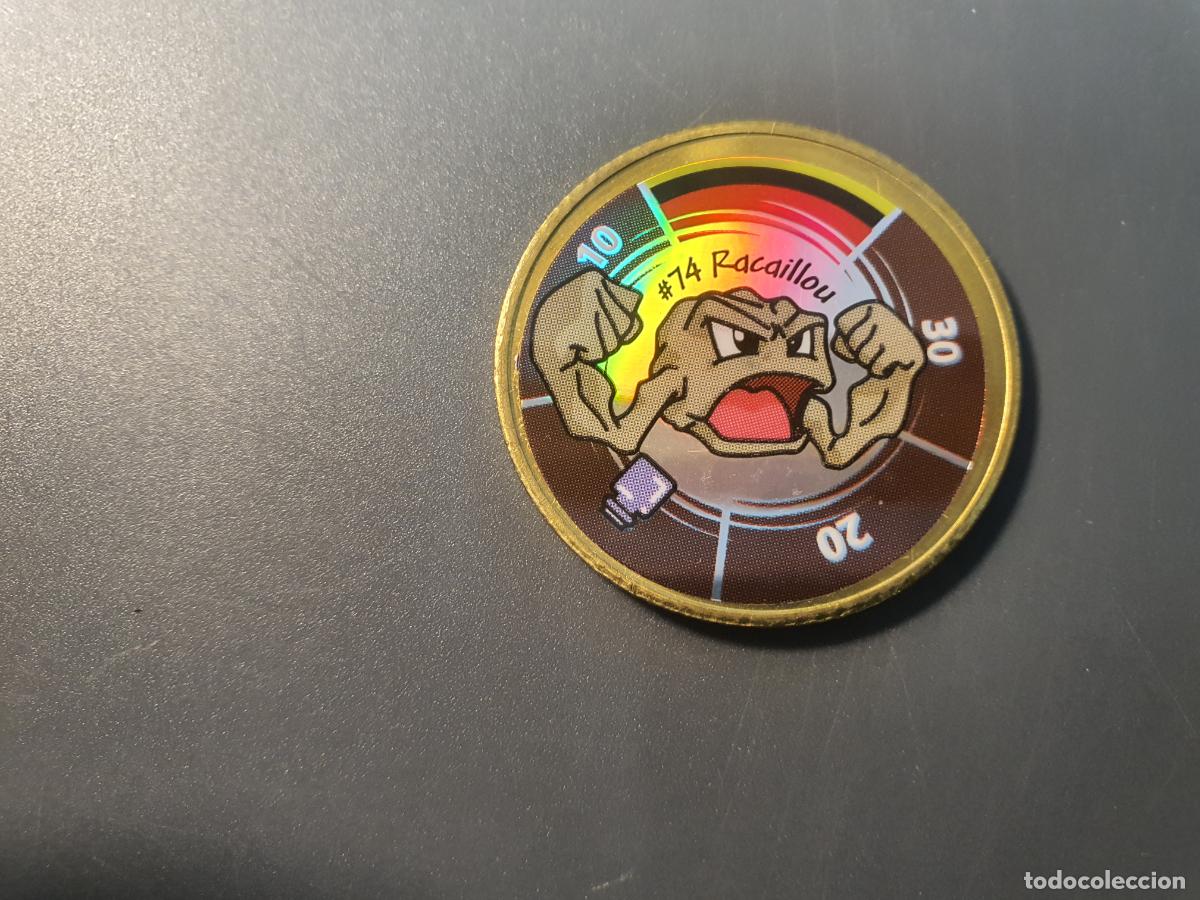 Juguetes antiguos y juegos de colecci&oacute;n: MONEDA METAL TAZO POKEMON -- HASBRO A&Ntilde;O 2000 -- BATTLING COIN GAME - N&ordm; 74