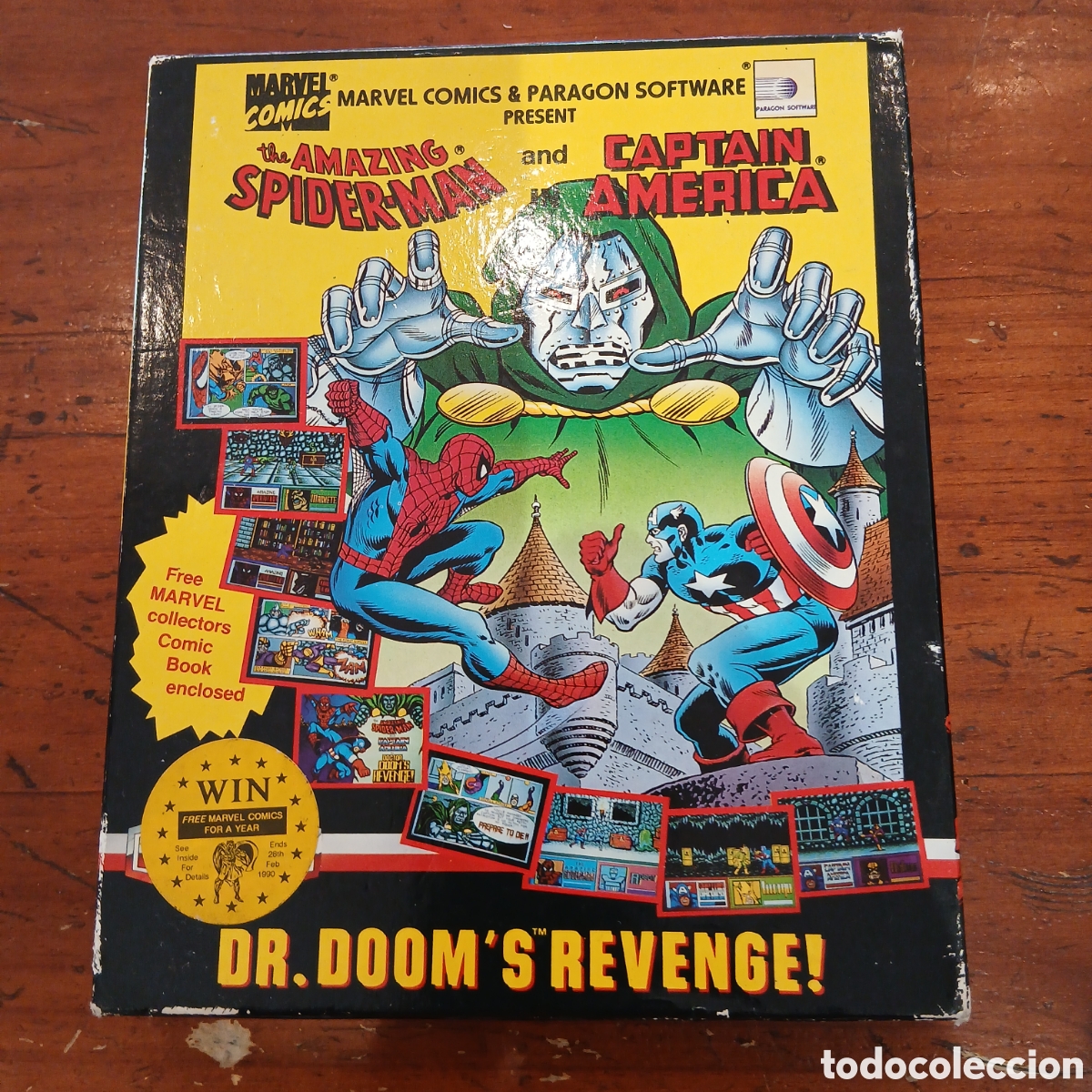 Juguetes antiguos y juegos de colecci&oacute;n: Juego vintage de marvel