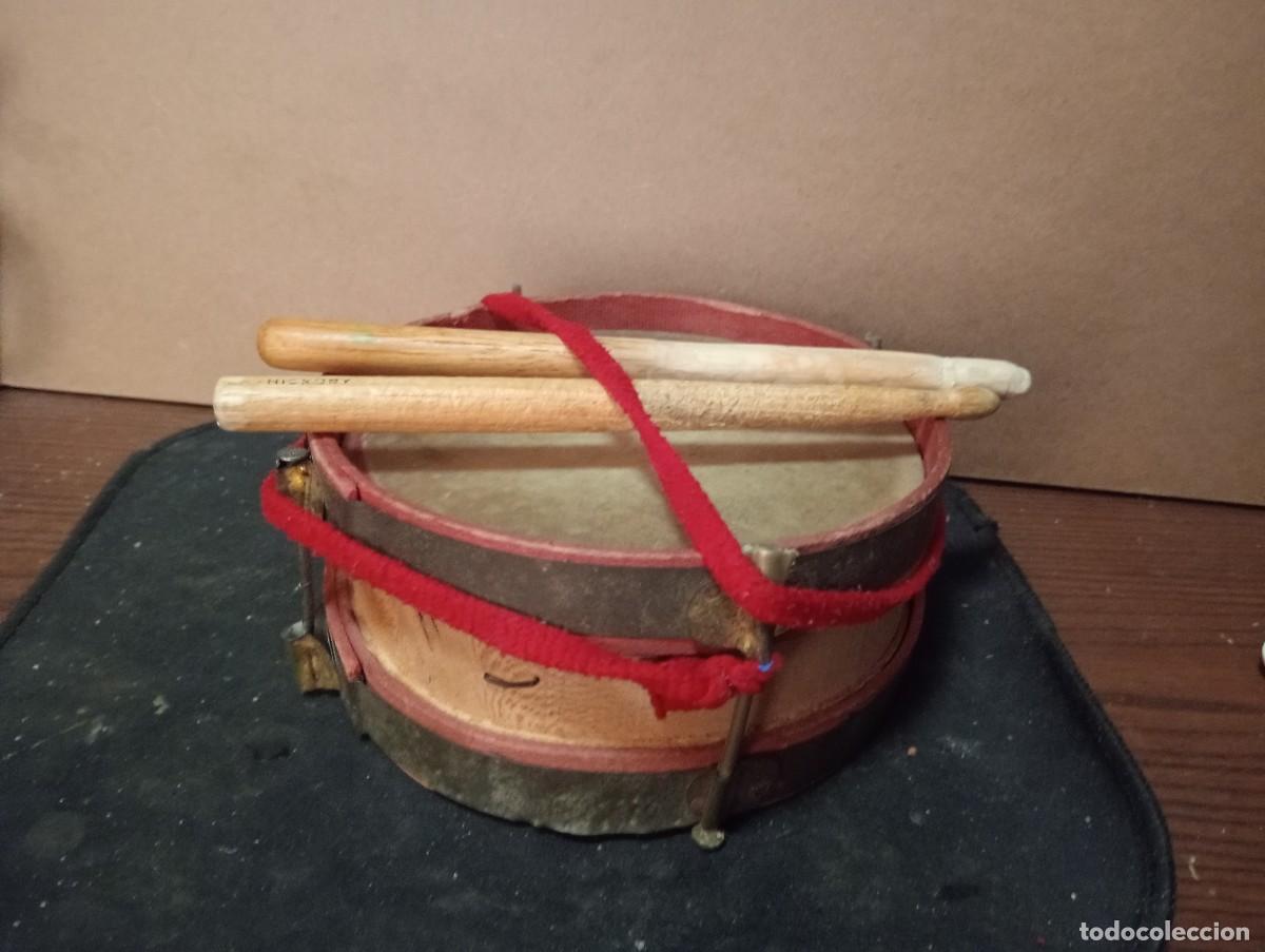 Juguetes antiguos y juegos de colecci&oacute;n: Antiguo tambor de juguete