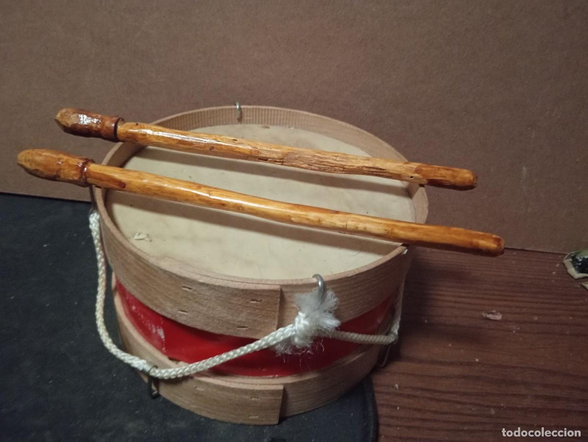Juguetes antiguos y juegos de colecci&oacute;n: Antiguo tambor de juguete