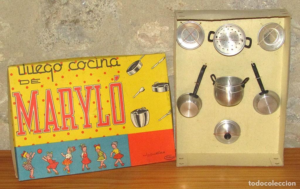 Juguetes antiguos y juegos de colecci&oacute;n: ANTIGUO JUEGO DE COCINA MARYLO, DE JUGUETES GRAMI - A&Ntilde;OS 50/60 - NUEVO Y EN SU CAJA ORIGINAL