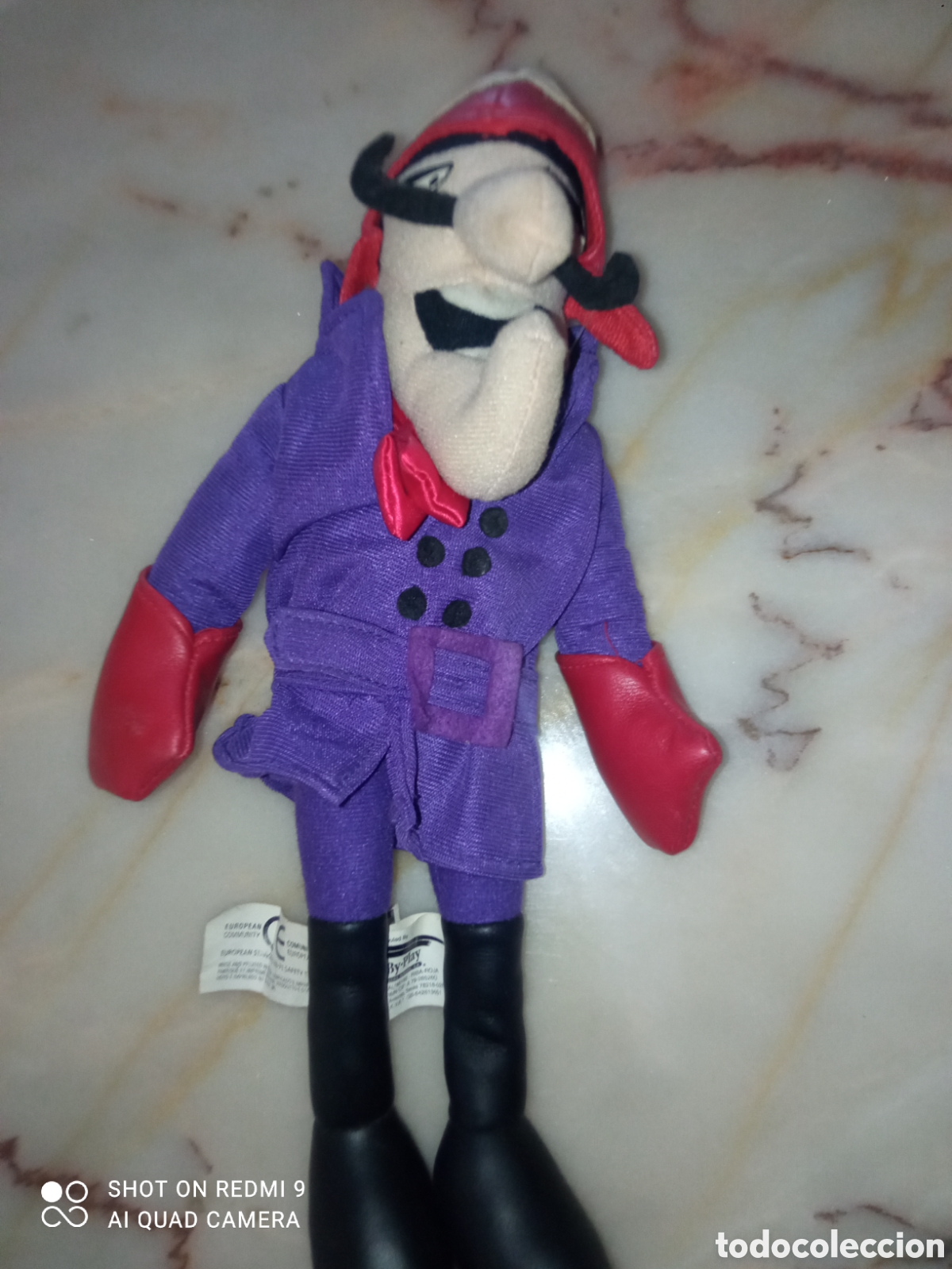 Juguetes antiguos y juegos de colecci&oacute;n: Carreras locas peluche Dick Dastardly wacky races
