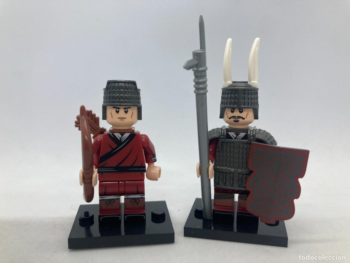 Juguetes antiguos y juegos de colecci&oacute;n: Minifiguras guerreros chinos dinast&iacute;a Chu