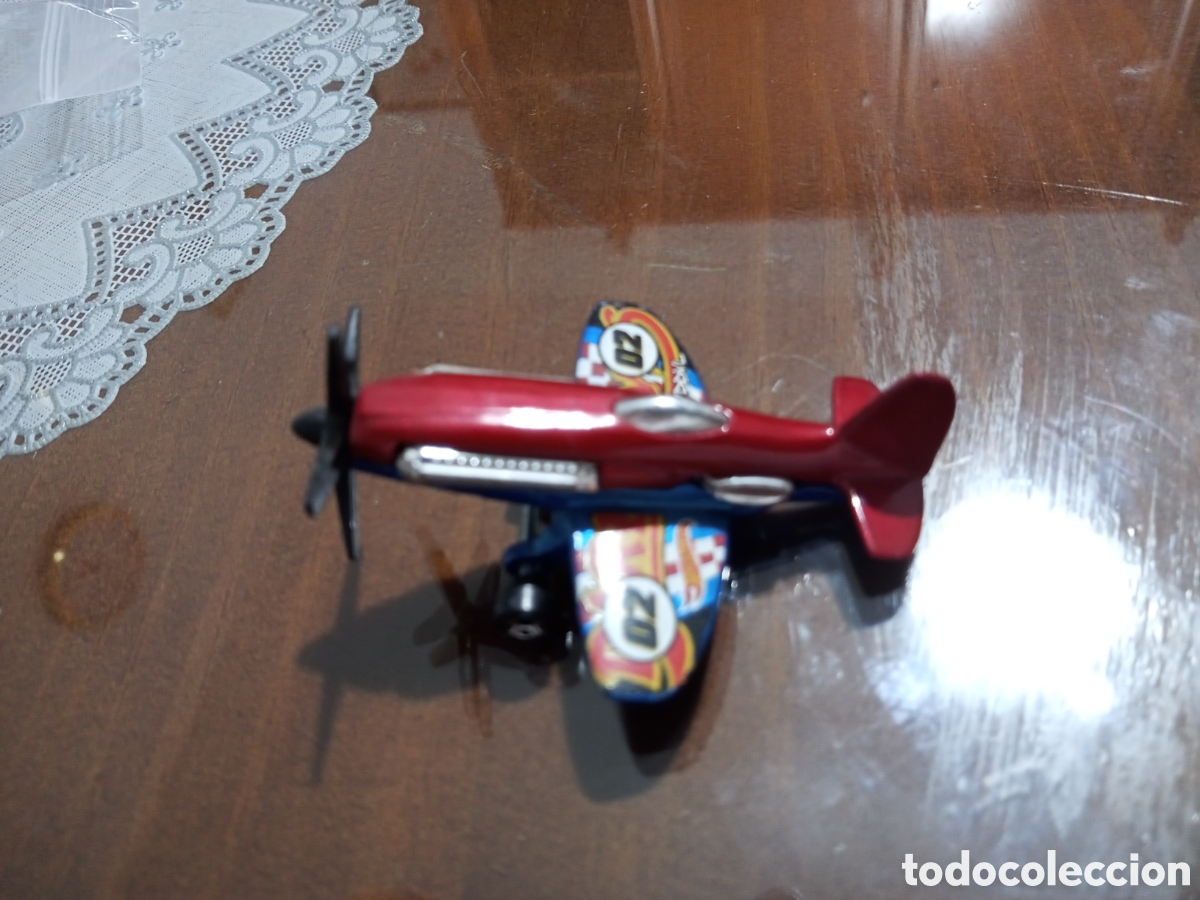 Juguetes antiguos y juegos de colecci&oacute;n: Avi&oacute;n de juguete met&aacute;lico Hot Wheels, modelo Mad Propz del a&ntilde;o 2018.