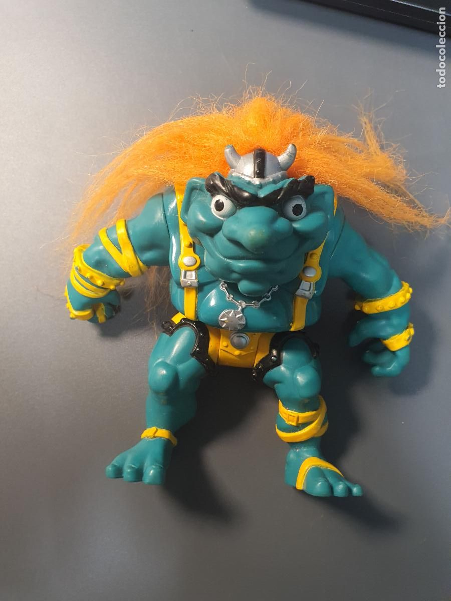 Juguetes antiguos y juegos de colecci&oacute;n: FIGURA TROLL WARRIORS BJORN THE BRUTE TYCO APPLAUSE 1992