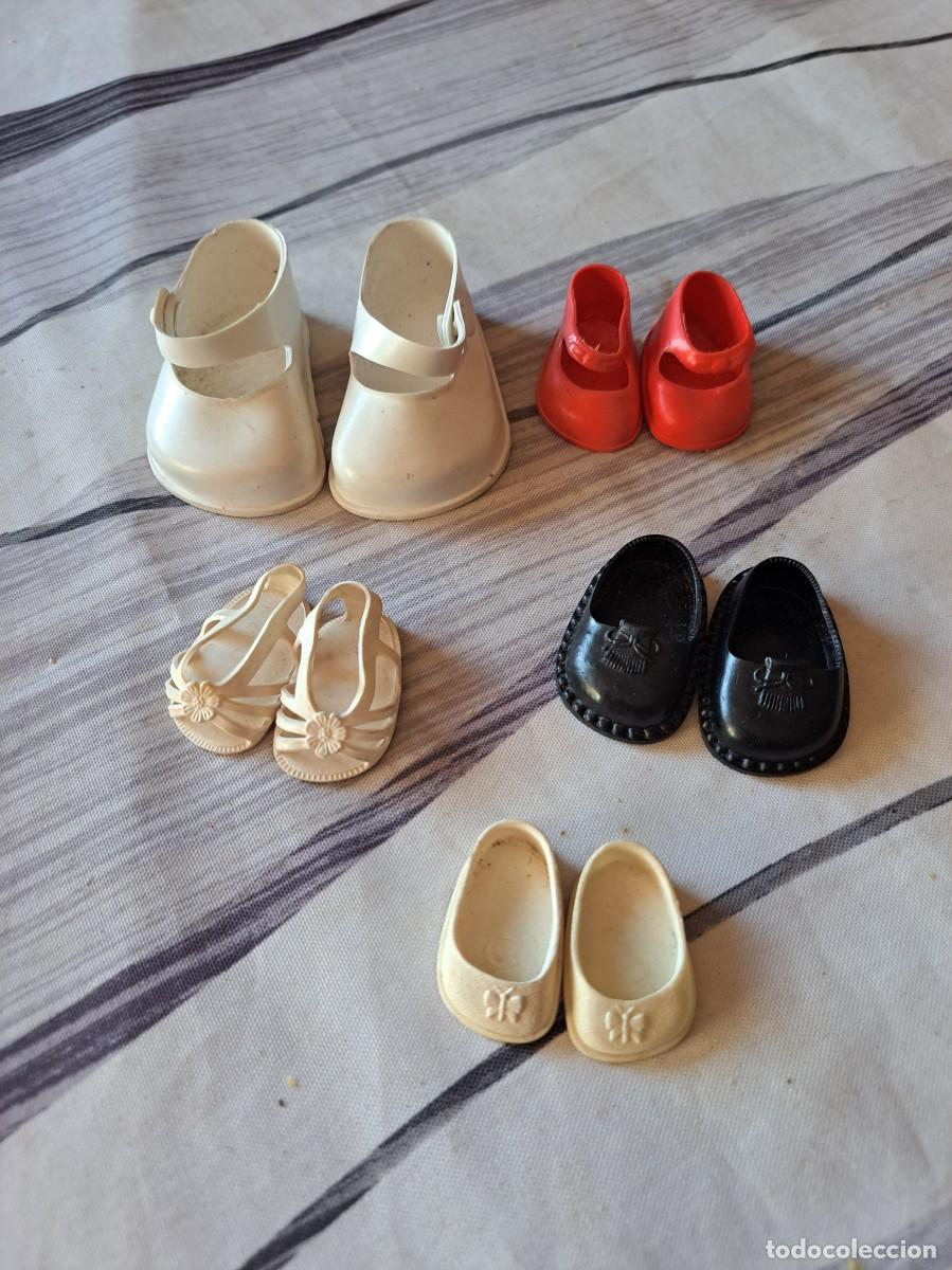 Brinquedos antigos e Jogos de cole&ccedil;&atilde;o: Lote de zapatos de mu&ntilde;ecas, diferentes tama&ntilde;os.