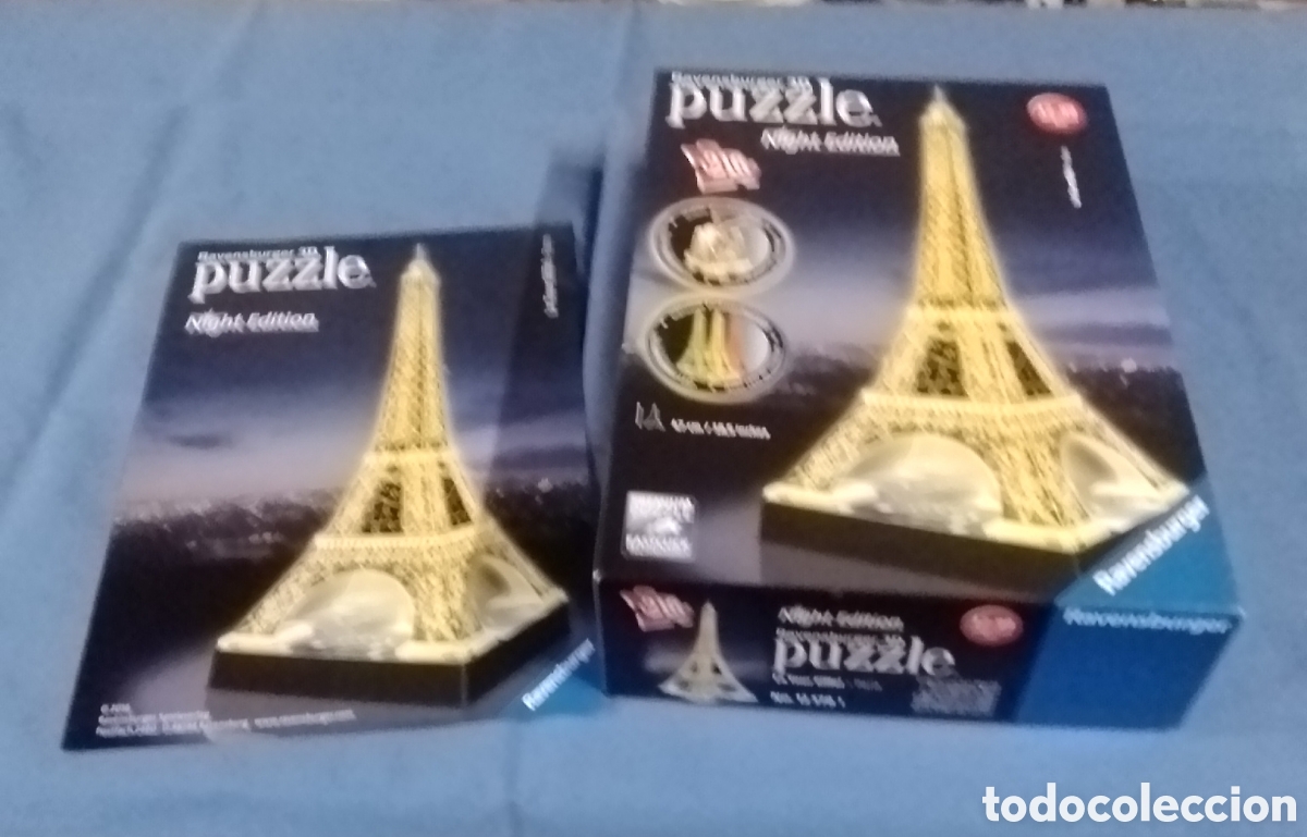 Brinquedos antigos e Jogos de cole&ccedil;&atilde;o: Puzzle 3D Torre Eiffel Paris