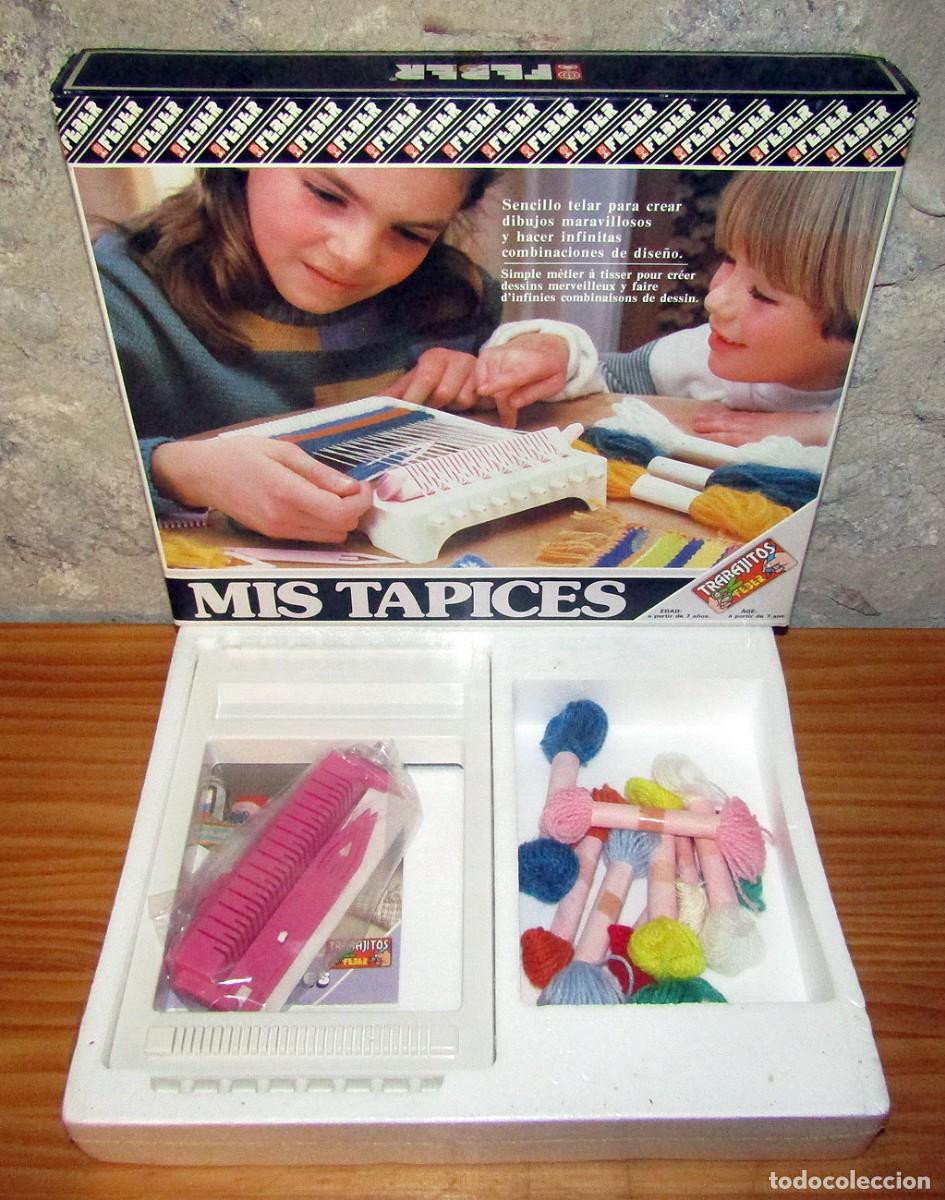 Brinquedos antigos e Jogos de cole&ccedil;&atilde;o: MIS TAPICES - TRABAJITOS FEBER - NUEVO Y PRECINTADO - A&Ntilde;OS 80