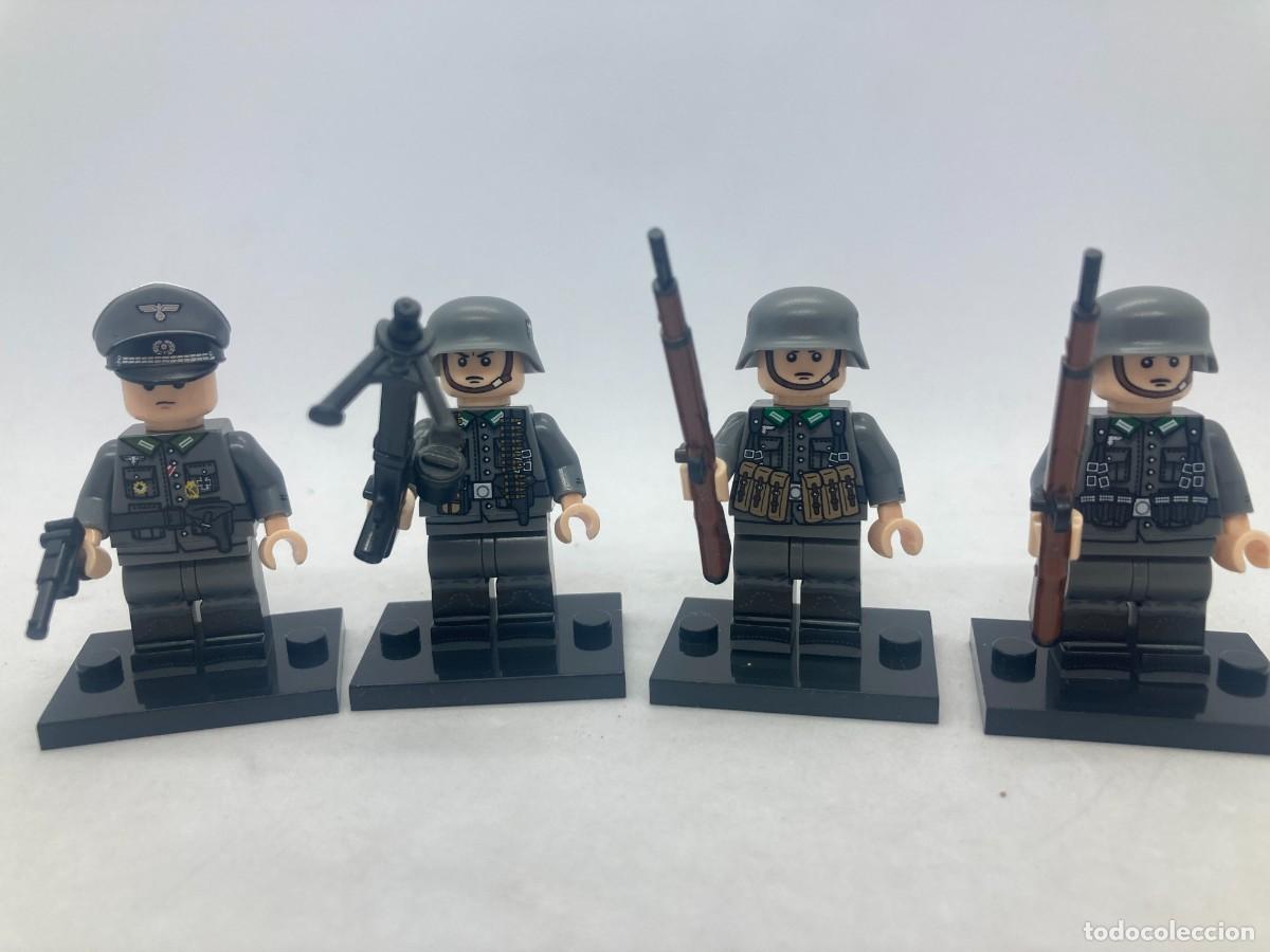 Juguetes antiguos y juegos de colecci&oacute;n: Minifiguras Segunda Guerra Mundial Divisi&oacute;n Azul