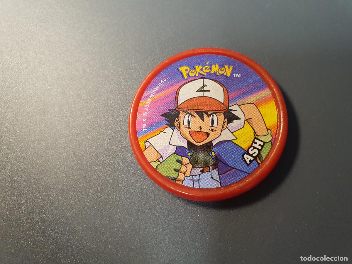 Juguetes antiguos y juegos de colecci&oacute;n: TAZO POKEMON -- A&Ntilde;O 2000 -- POKEMON MASTER TAZO - ESPA&Ntilde;A - ASH