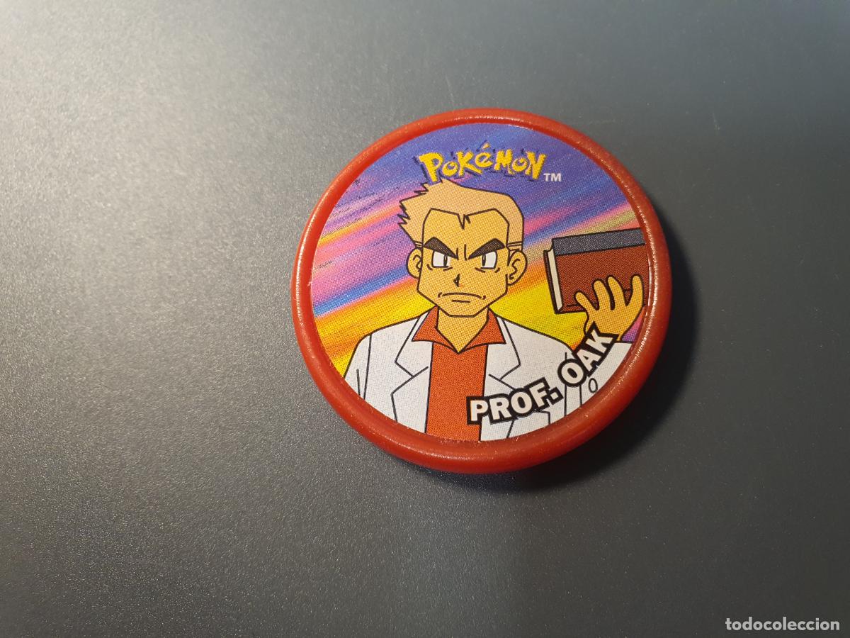 Juguetes antiguos y juegos de colecci&oacute;n: TAZO POKEMON -- A&Ntilde;O 2000 -- POKEMON MASTER TAZO - ESPA&Ntilde;A - PROF OAK