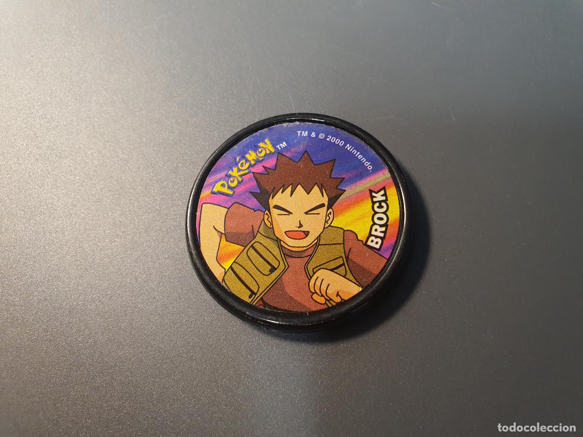 Juguetes antiguos y juegos de colecci&oacute;n: TAZO POKEMON -- A&Ntilde;O 2000 -- POKEMON MASTER TAZO - ESPA&Ntilde;A - BROCK
