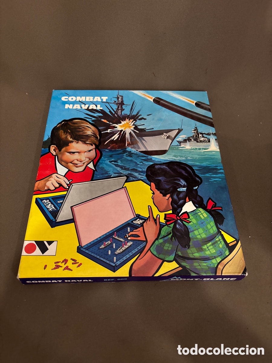 Juguetes antiguos y juegos de colecci&oacute;n: Antiguo juguete COMBAT NAVAL,ref 605-MONT BLAN*ver fotos*