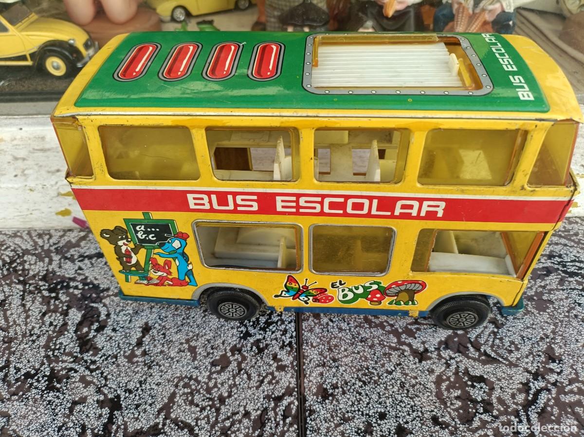Juguetes antiguos y juegos de colecci&oacute;n: BUS ESCOLAR OBERTOYS, CARROCERIA METALICA