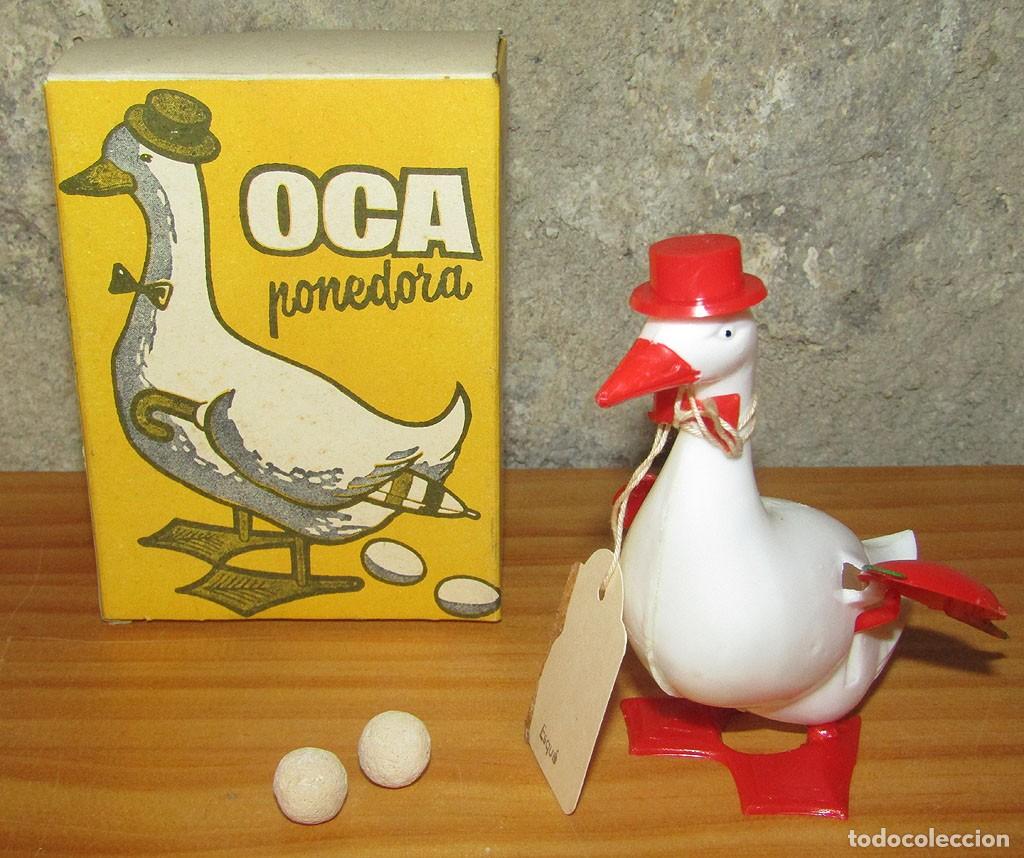 Jouets Anciens et Jeux de collection: MUY ANTIGUA OCA PONEDORA - NUEVA Y EN SU CAJA ORIGINAL - A&Ntilde;OS 50/60 - FUNCIONANDO Y COMPLETA