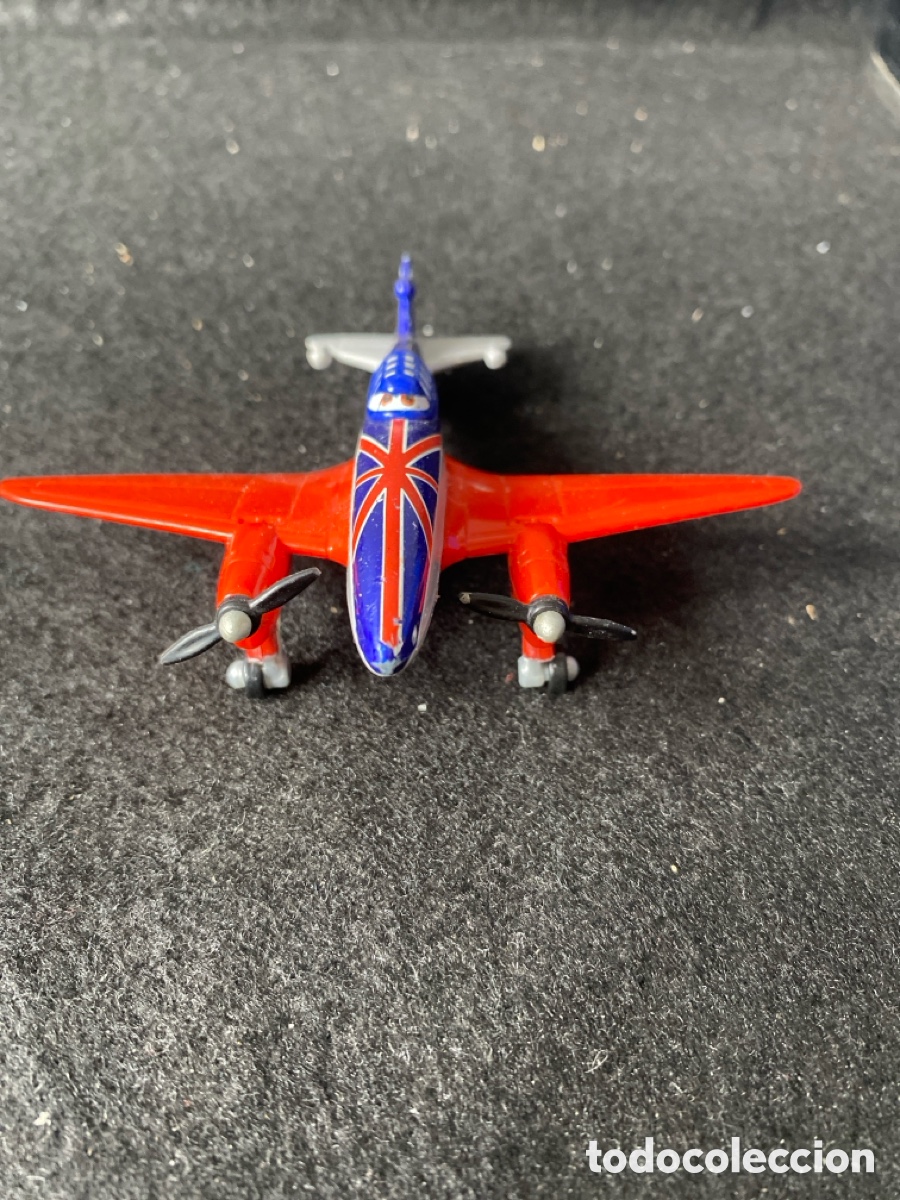 Juguetes antiguos y juegos de colecci&oacute;n: Avi&oacute;n juguete &lsquo; Bulldog&rsquo; de pel&iacute;cula aviones