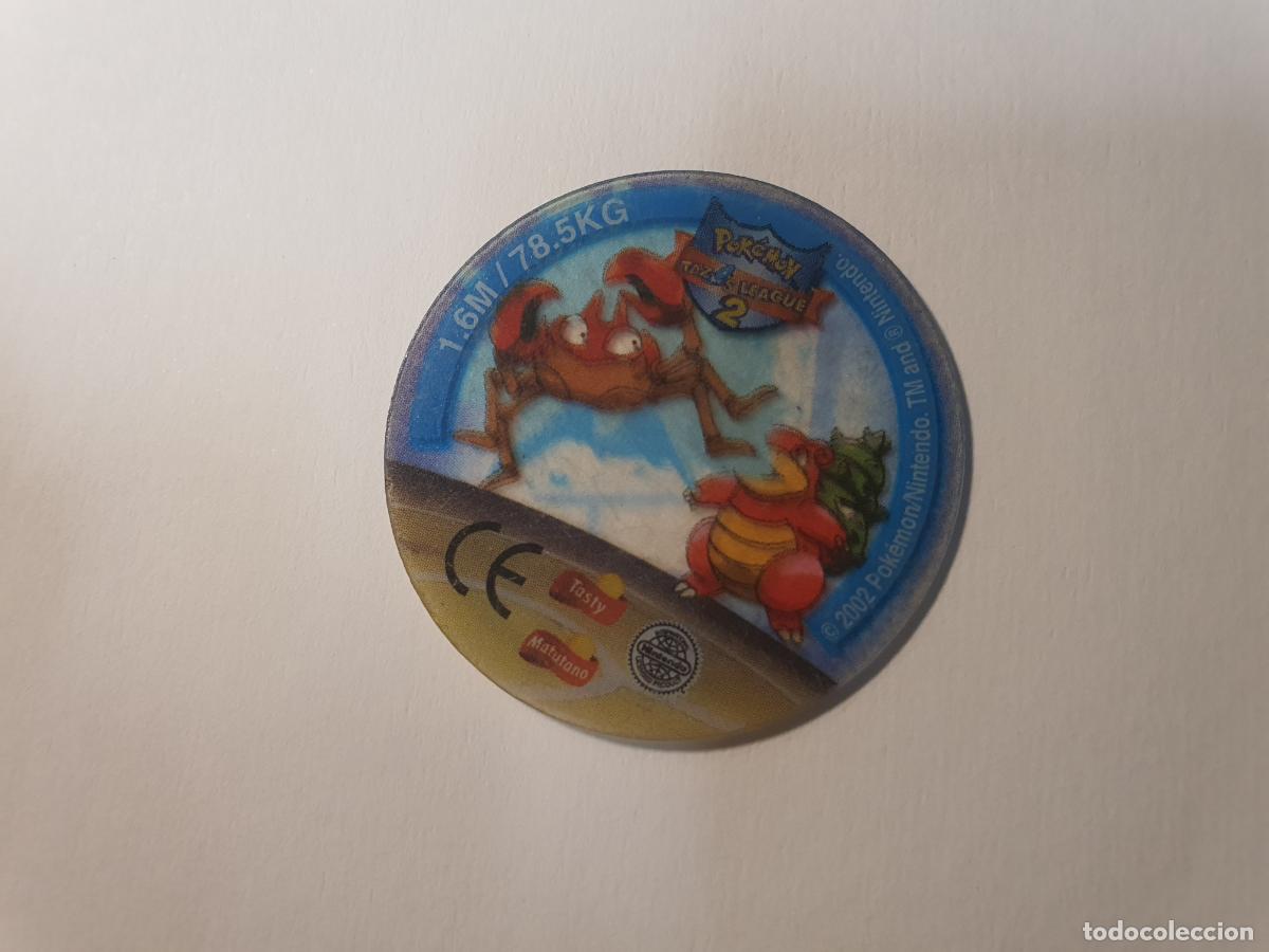 Juguetes antiguos y juegos de colecci&oacute;n: TAZO POKEMON -- A&Ntilde;O 2002 -- POKEMON TAZOS LEAGUE 2 -- MATUTANO - ESPA&Ntilde;A -- N&ordm; 80 98