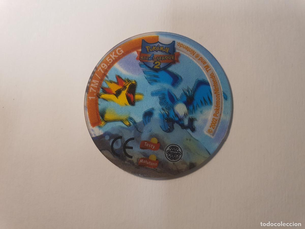 Juguetes antiguos y juegos de colecci&oacute;n: TAZO POKEMON -- A&Ntilde;O 2002 -- POKEMON TAZOS LEAGUE 2 -- MATUTANO - ESPA&Ntilde;A -- N&ordm; 144 157