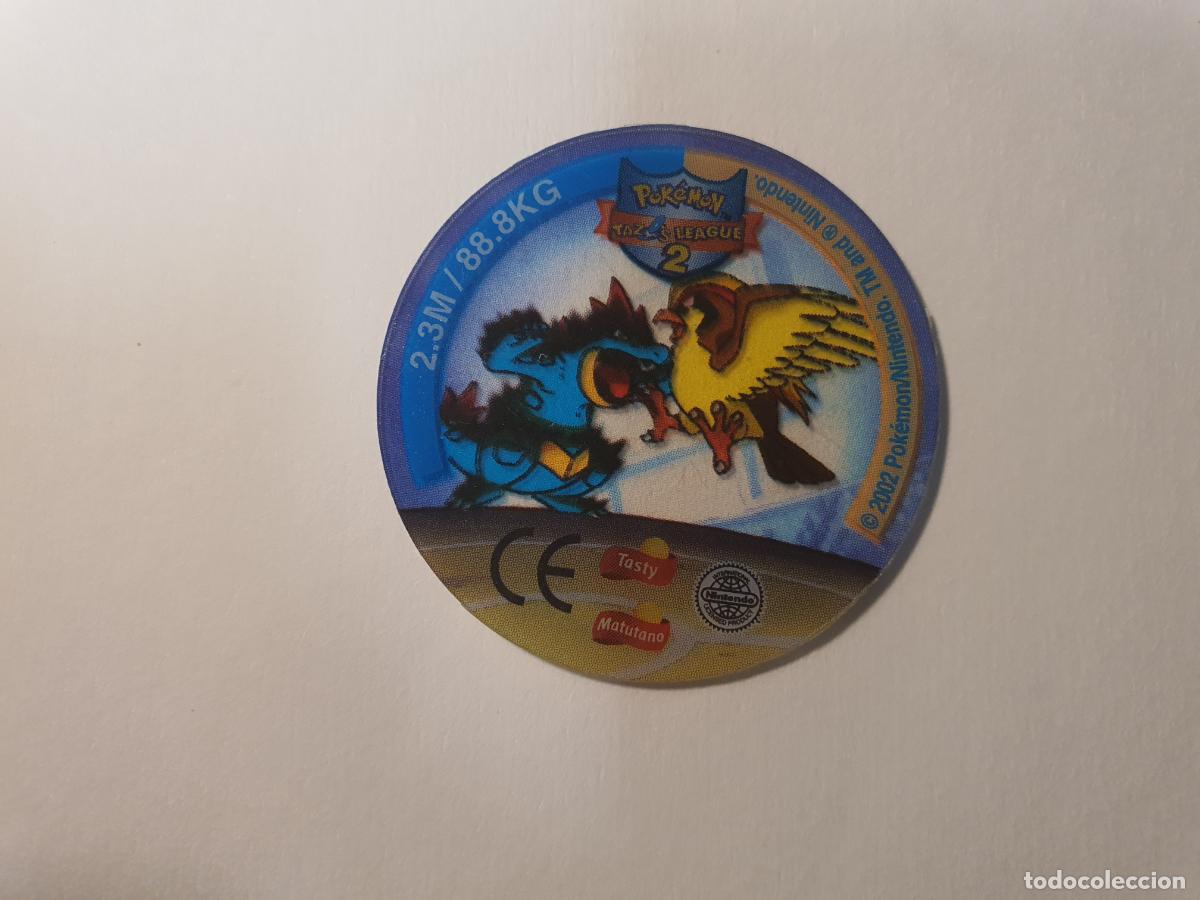 Antique Toys and Collectible Games: TAZO POKEMON -- A&Ntilde;O 2002 -- POKEMON TAZOS LEAGUE 2 -- MATUTANO - ESPA&Ntilde;A -- N&ordm; 18 160