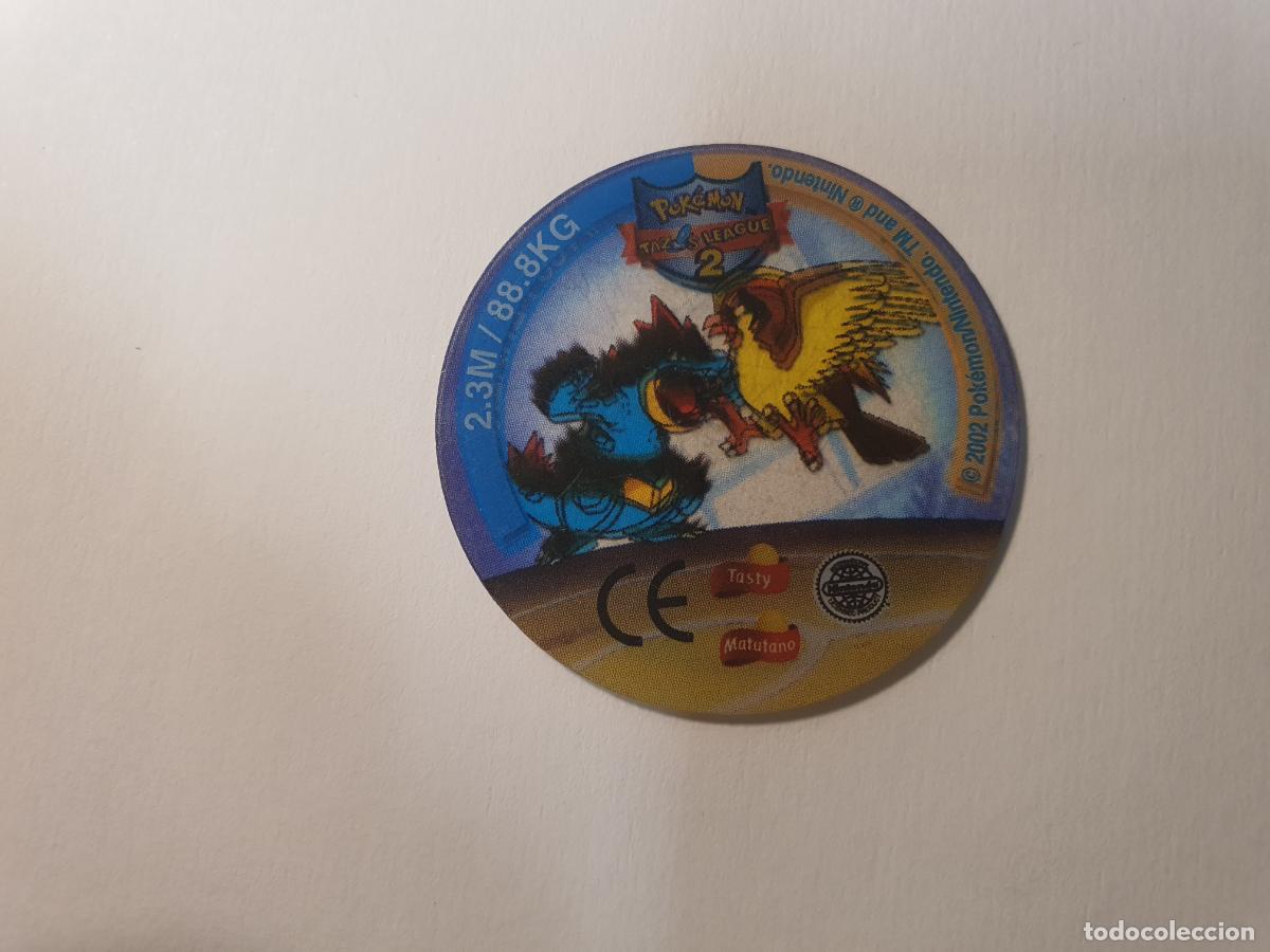 Juguetes antiguos y juegos de colecci&oacute;n: TAZO POKEMON -- A&Ntilde;O 2002 -- POKEMON TAZOS LEAGUE 2 -- MATUTANO - ESPA&Ntilde;A -- N&ordm; 18 160