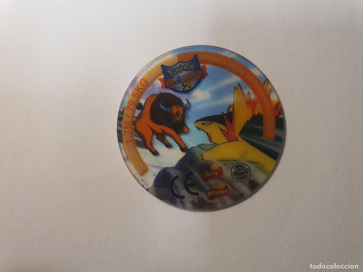 Juguetes antiguos y juegos de colecci&oacute;n: TAZO POKEMON -- A&Ntilde;O 2002 -- POKEMON TAZOS LEAGUE 2 -- MATUTANO - ESPA&Ntilde;A -- N&ordm; 157 128
