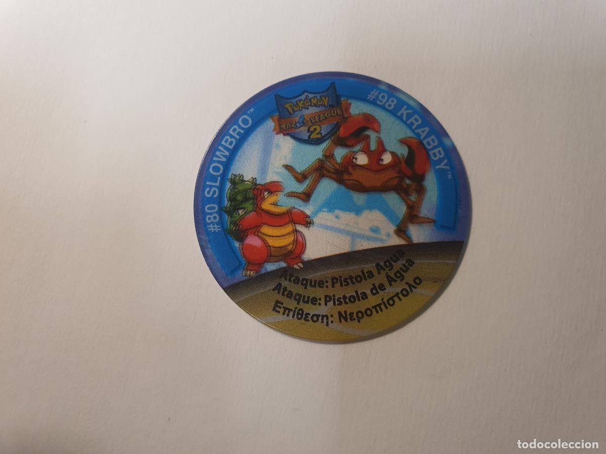 Juguetes antiguos y juegos de colecci&oacute;n: TAZO POKEMON -- A&Ntilde;O 2002 -- POKEMON TAZOS LEAGUE 2 -- MATUTANO - ESPA&Ntilde;A -- N&ordm; 80 98