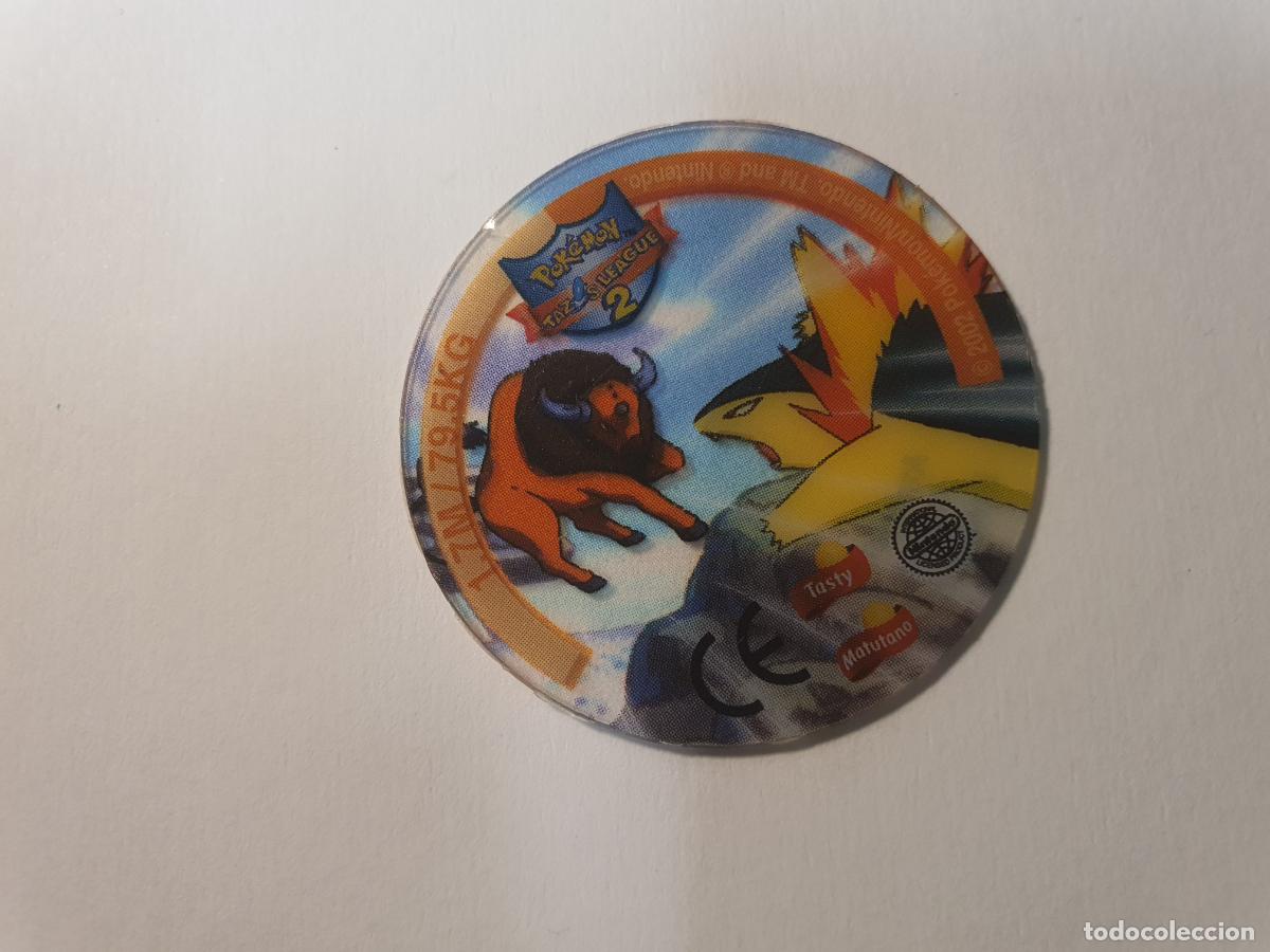 Juguetes antiguos y juegos de colecci&oacute;n: TAZO POKEMON -- A&Ntilde;O 2002 -- POKEMON TAZOS LEAGUE 2 -- MATUTANO - ESPA&Ntilde;A -- N&ordm; 157 128