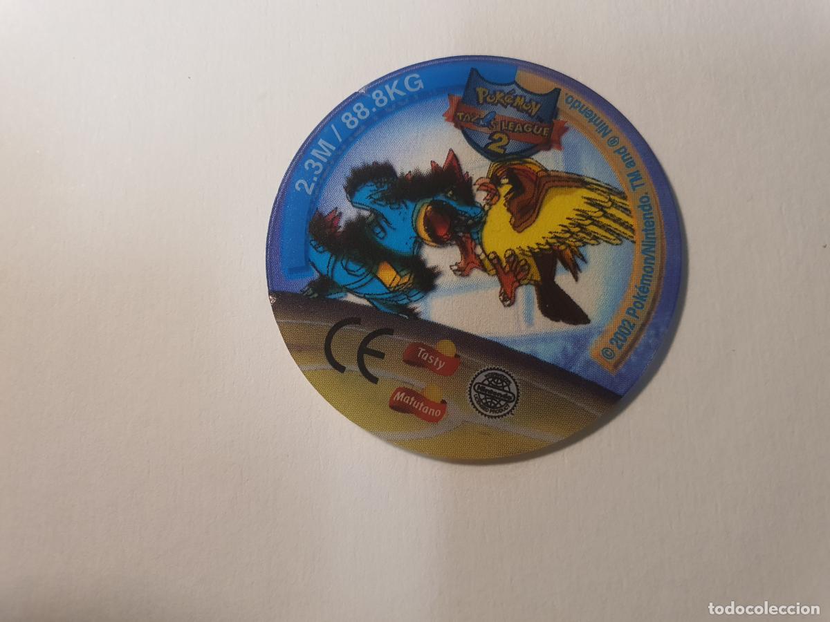 Juguetes antiguos y juegos de colecci&oacute;n: TAZO POKEMON -- A&Ntilde;O 2002 -- POKEMON TAZOS LEAGUE 2 -- MATUTANO - ESPA&Ntilde;A -- N&ordm; 18 160