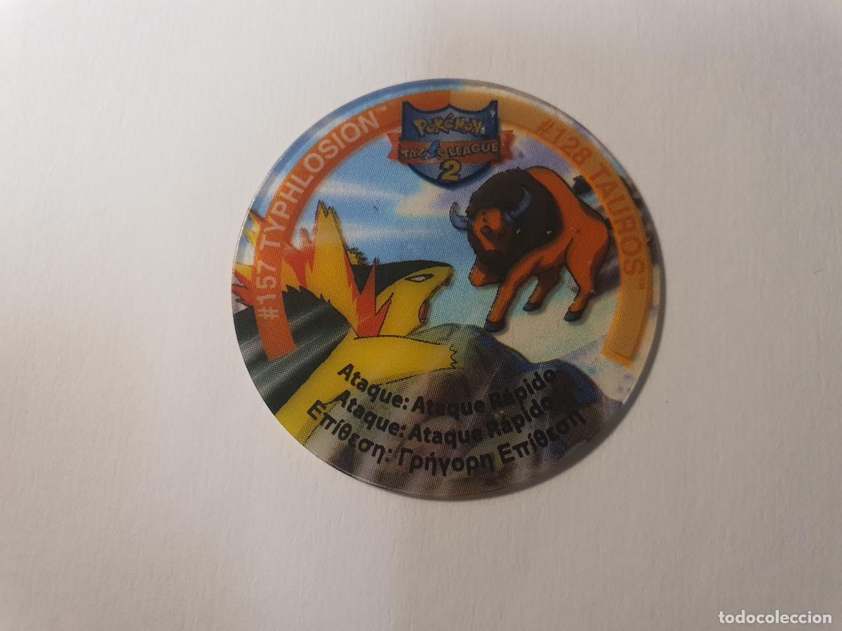 Juguetes antiguos y juegos de colecci&oacute;n: TAZO POKEMON -- A&Ntilde;O 2002 -- POKEMON TAZOS LEAGUE 2 -- MATUTANO - ESPA&Ntilde;A -- N&ordm; 157 128