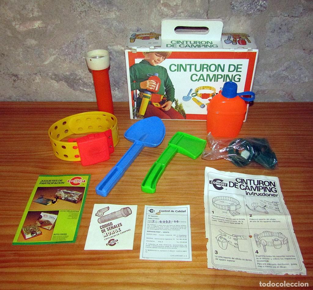 Juguetes antiguos y juegos de colecci&oacute;n: ANTIGUO CINTURON DE CAMPING DE CONGOST - NUEVO, COMPLETO Y EN SU CAJA ORIGINAL - A&Ntilde;OS 70