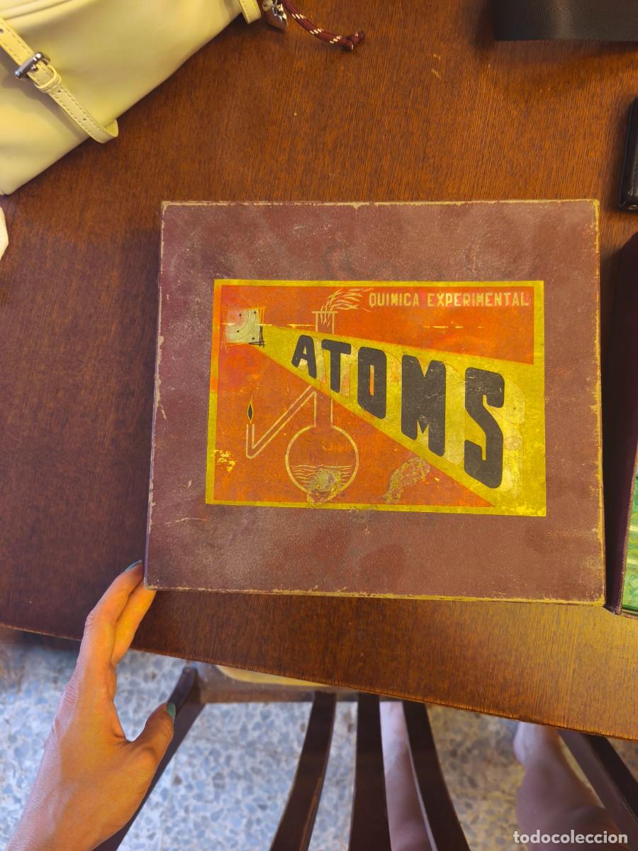 Juguetes antiguos y juegos de colecci&oacute;n: Caja antigua Atoms Quimica Experimental
