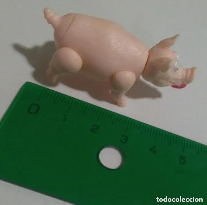 Juguetes antiguos y juegos de colecci&oacute;n: crazy planet farm figura mu&ntilde;eco figurita desmontable mu&ntilde;equito chupa chups goma cerdo pig ANIMAL