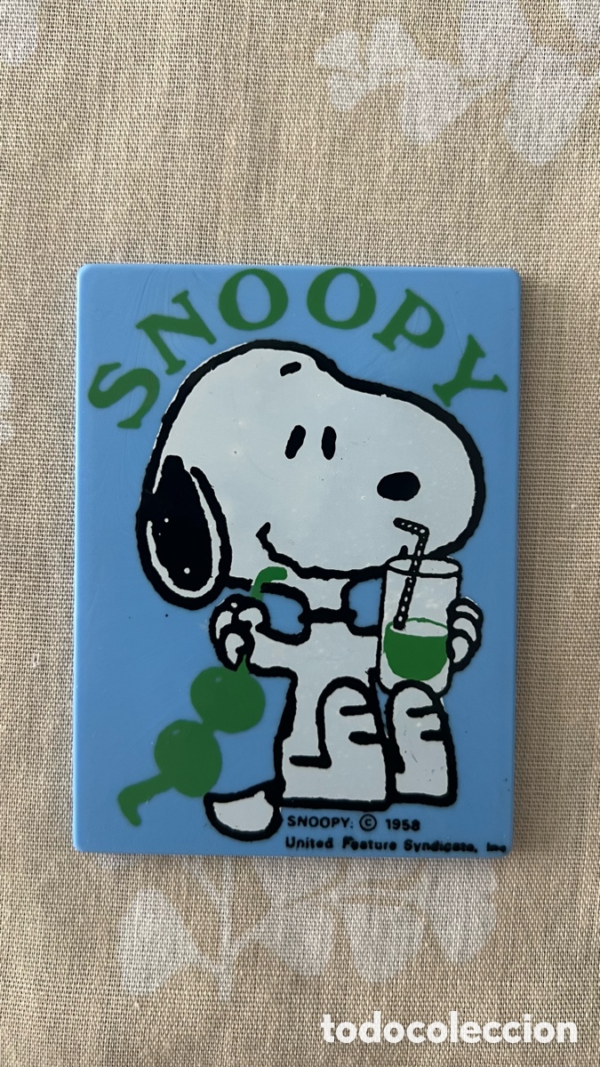 Juguetes antiguos y juegos de colecci&oacute;n: Espejo de SNOOPY 1958, United Feature Syndicate, Inc