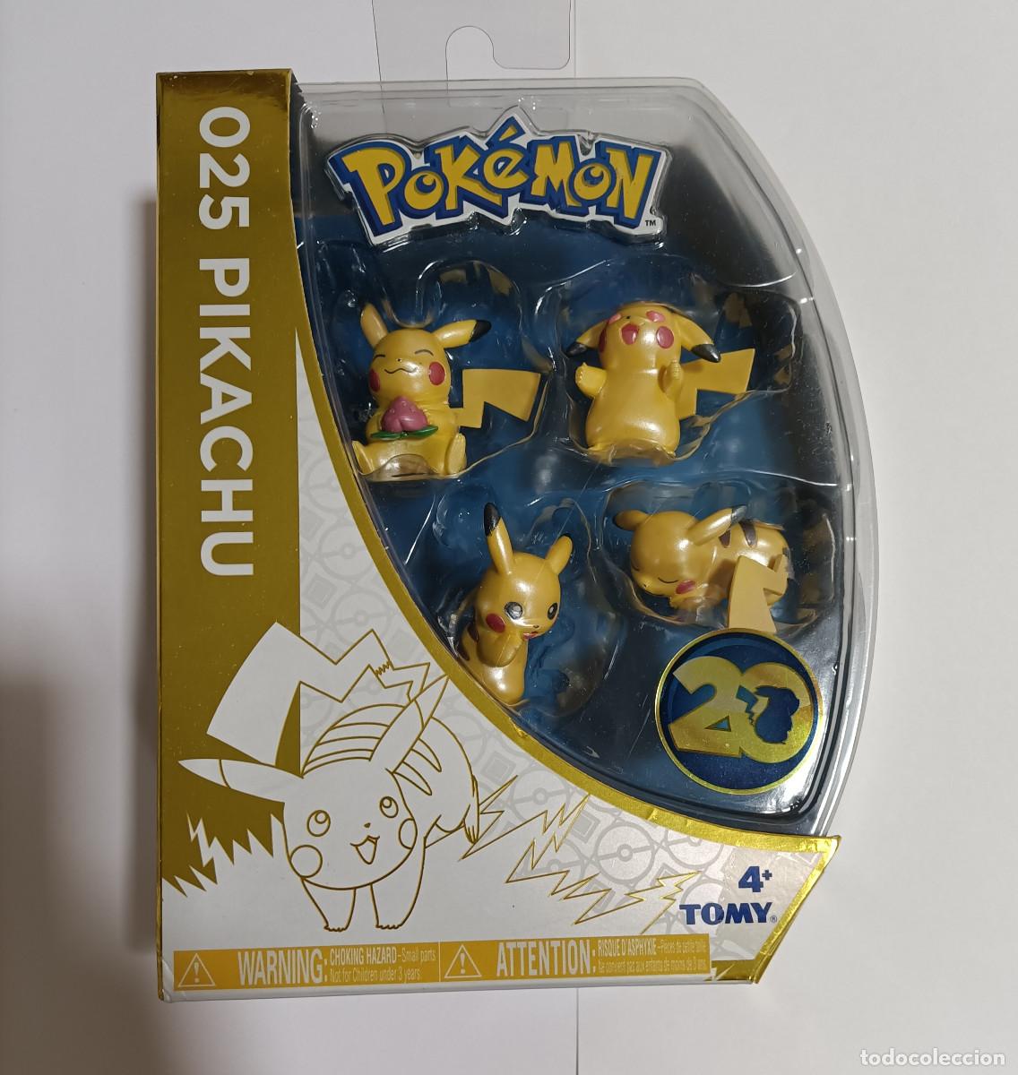 Juguetes antiguos y juegos de colecci&oacute;n: POKEMON PIKACHU 025 20 ANIVERSARIO TOMY BIZAK 2016 figuras mu&ntilde;ecos blister figuritas