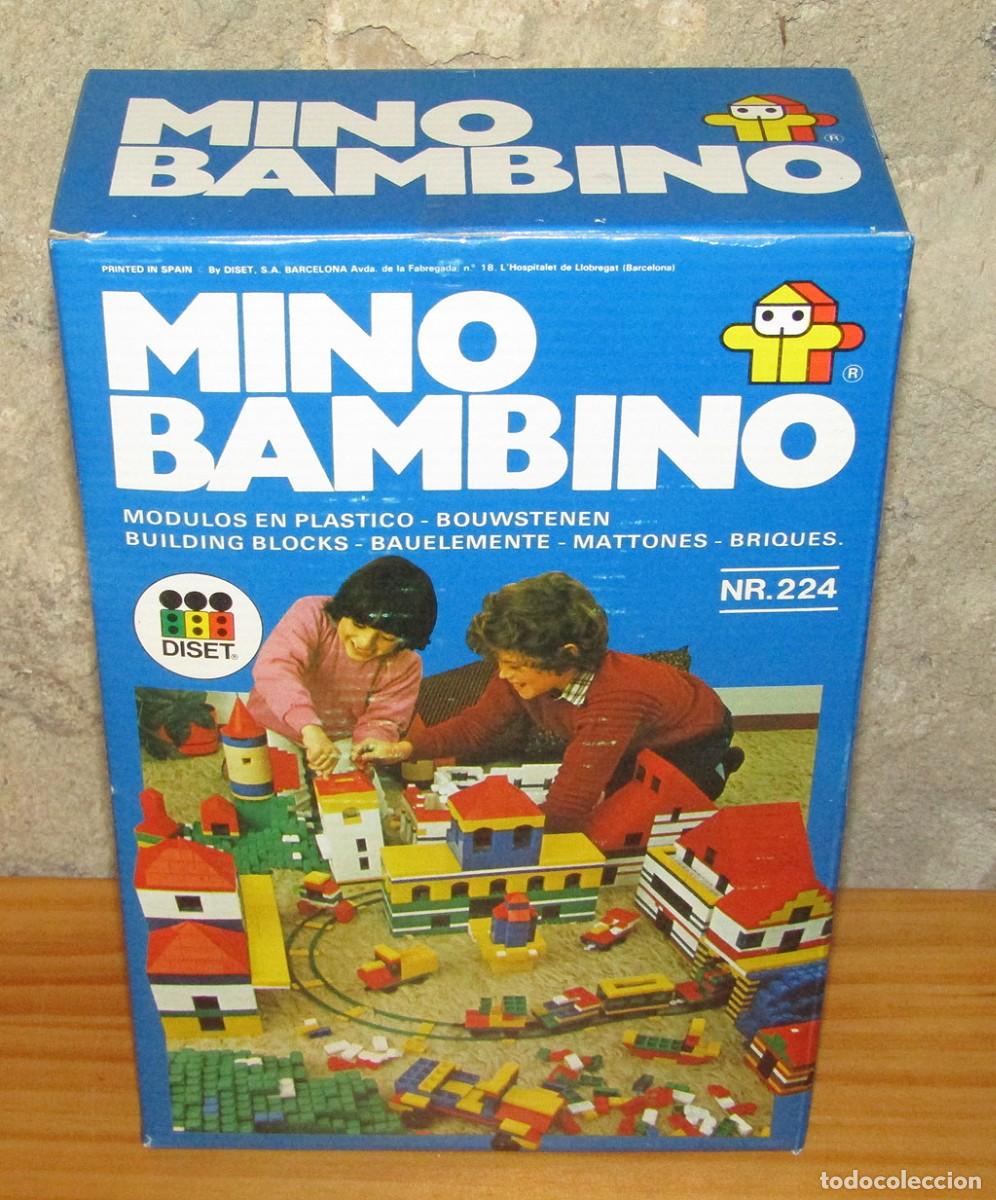 Juguetes antiguos y juegos de colecci&oacute;n: MINO BAMBINO, DE DISET - ANTIGUO JUEGO DE CONSTRUCCION - REF. 224 - NUEVO A ESTRENAR