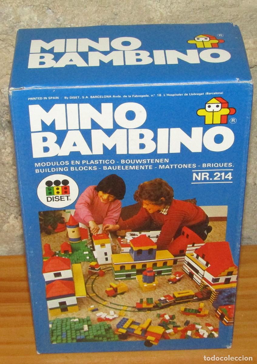 Juguetes antiguos y juegos de colecci&oacute;n: MINO BAMBINO, DE DISET - ANTIGUO JUEGO DE CONSTRUCCION - REF. 214 - NUEVO A ESTRENAR
