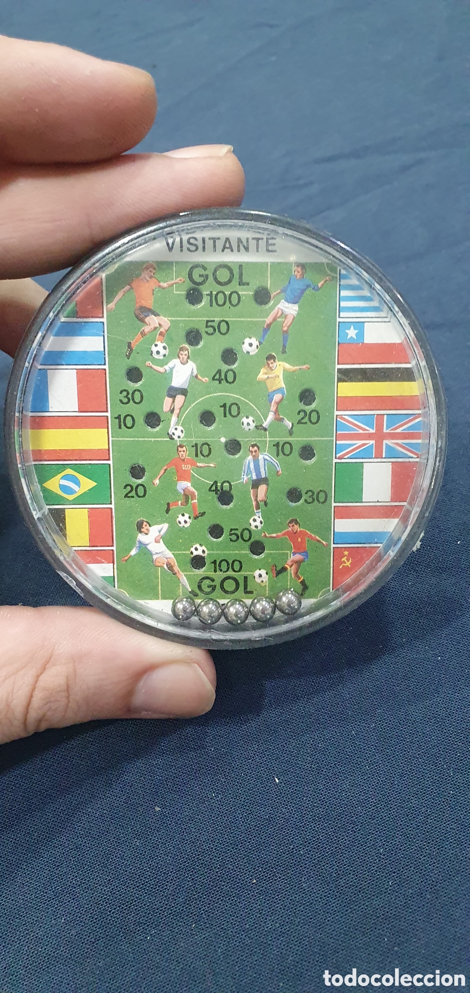 Jouets Anciens et Jeux de collection: Juguete o puzzle de bolas. A&ntilde;os 80. F&uacute;tbol. (L135)