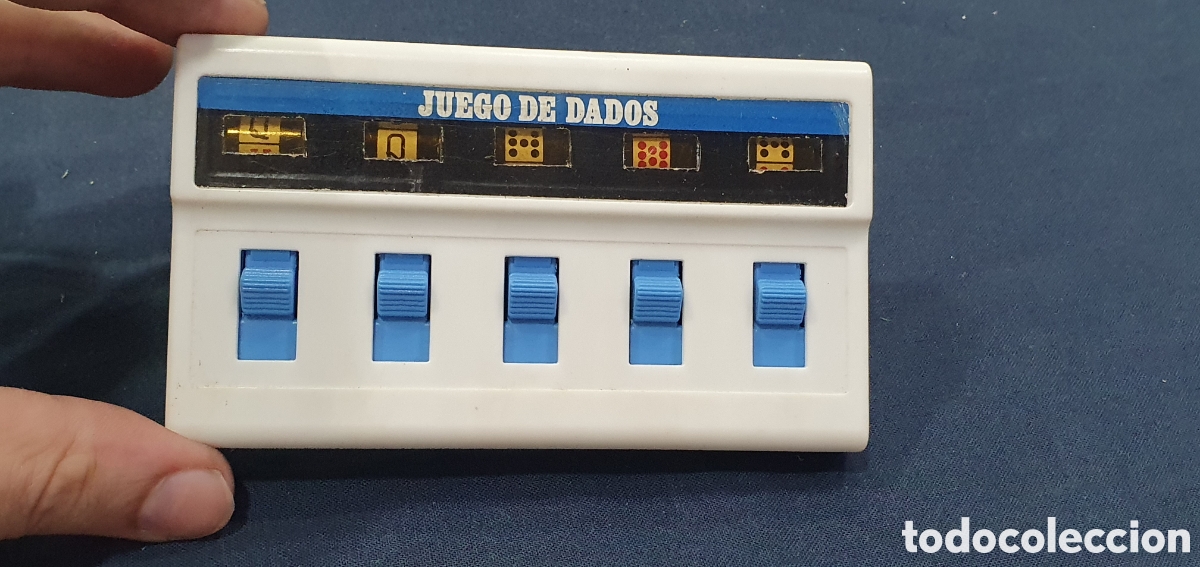 Juguetes antiguos y juegos de colecci&oacute;n: Juego de bolsillo Geyper a&ntilde;os 80. Dados. (L135)