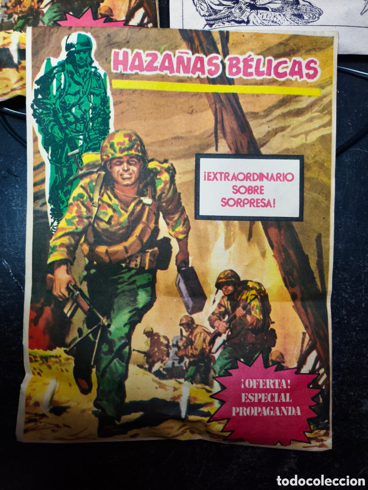 Juguetes antiguos y juegos de colecci&oacute;n: Haza&ntilde;as B&eacute;licas Sobre Sorpresa